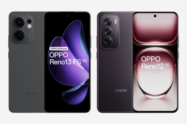 oppo reno13 versus reno12 vergelijking